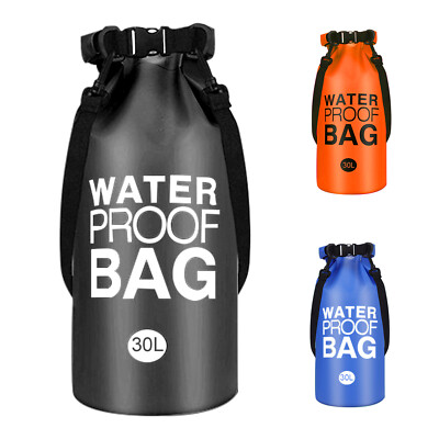 5-30L Dry Bag Roll Top 100% Waterproof  500D for Rafting Kayaking Surfing Sack