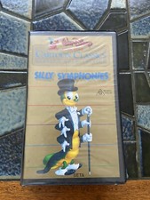 Walt Disney Cartoon Classics Limited Gold Edition Betamax Tape SILLY SYMPHONIES