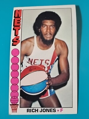 1976-77 Topps Basketball - #52 Rich Jones - New York Nets Vg-Ex