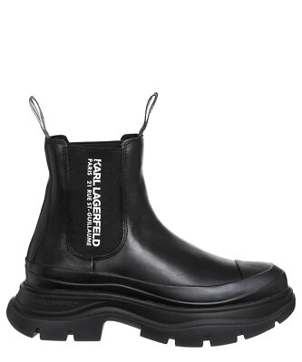 Karl Lagerfeld bottines femme rue st-guillaume KL42944000 cuir