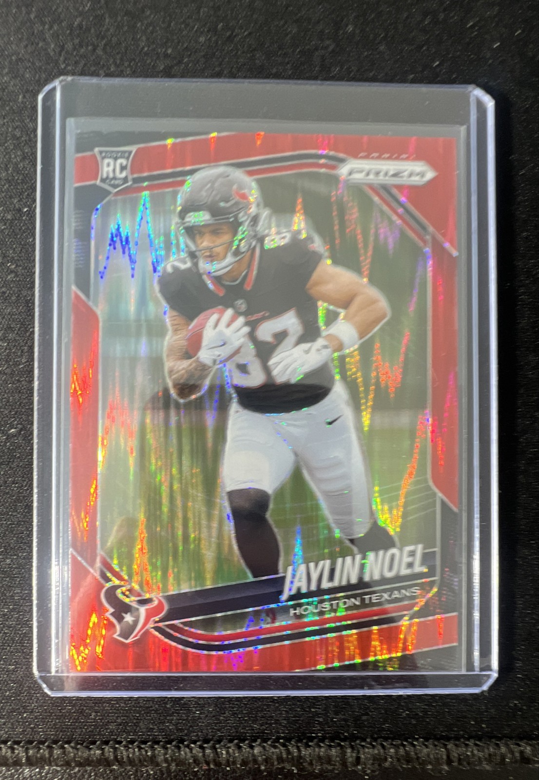 2025 Panini Prizm - Rookies Jaylin Noel #386 Red Flash Prizm (RC)