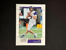 Jake Browning 2019 Panini Score Rookie RC #416 Cincinnati Bengals D50