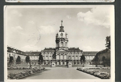 Ca 1958 Real Photo Postcard Berlin Germany The Charlottenburg Palace
