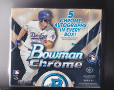 2015 BOWMAN CHROME BASEBALL SEALED JUMBO HOBBY BOX BRYANT, BUXTON RC 5 autos