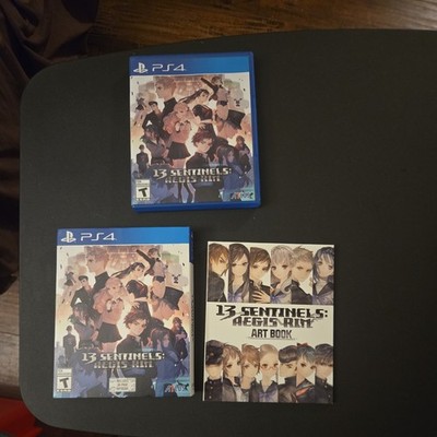 13 Sentinels:  Aegis Rim PS4 Sony PlayStation 4 Art Book Tested 