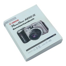 Canon Power Shot A650 Is Manual Instructions for Use