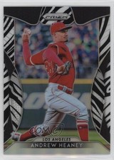 2019 Panini Prizm Tier II Zebra Prizm 94/99 Andrew Heaney #151 0q3