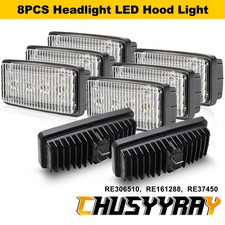 8pc Led Conversion Kit Re306510 Fits Deere 4555 4755 4955 4560 4760 4960