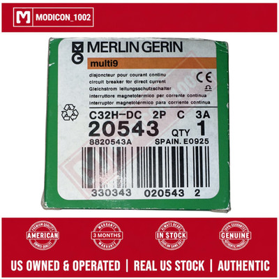 MERLIN GERIN C32H-DC CIRCUIT BREAKER NEW