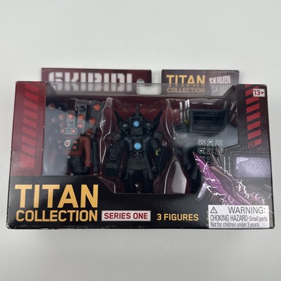 Skibidi Toilet Titan Collection Action Figure 3-Pack New TV Camera