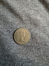 1957 One Shilling Coin. Queen Elizabeth II