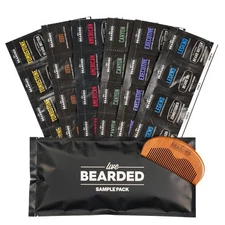 Beard Oil Butter Grooming Kit Sample Pack w/Comb All Natural For Beard Growth US