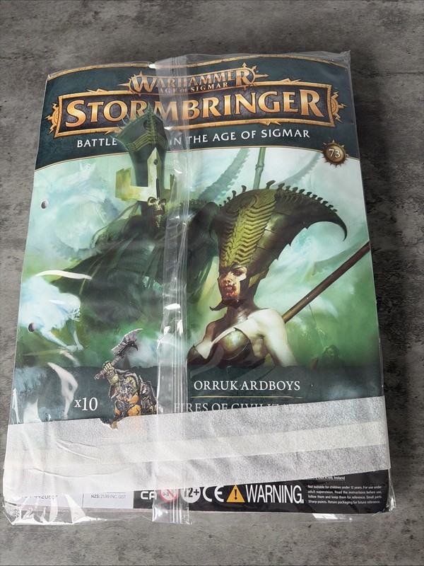 Warhammer Orruk ardboys 10 miniatures AOS New on sprue stormbringer 73