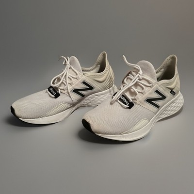 New Balance Fresh Foam Roav Men's Running Shoes, Size 9.5, White/Black