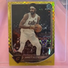 2025/26 Bowman Chrome Jarrett Allen Yellow X-tractor SP 12/75 #bcv-172