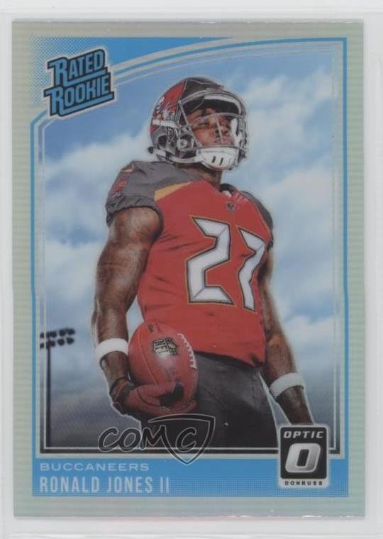 2018 Donruss Optic Rated Rookie Holo Prizm Ronald Jones II #159 14md