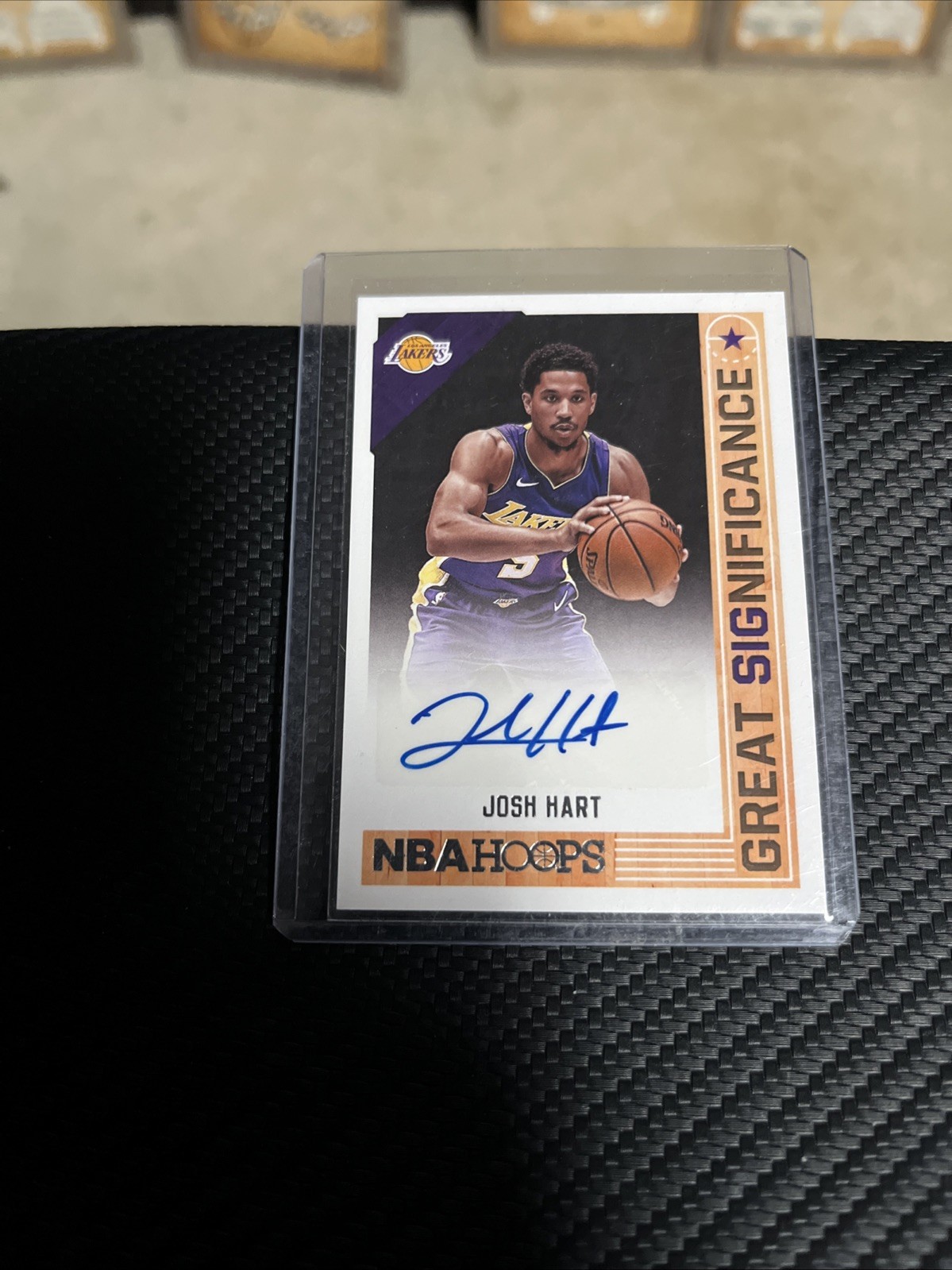 2017-18 Panini NBA Hoops - Great Significance Josh Hart #GS-JHT (AU, RC)