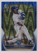 2023 Bowman Chrome Prospects Blue RayWave Refractor /150 Juan Olmos #BCP-136 9hx