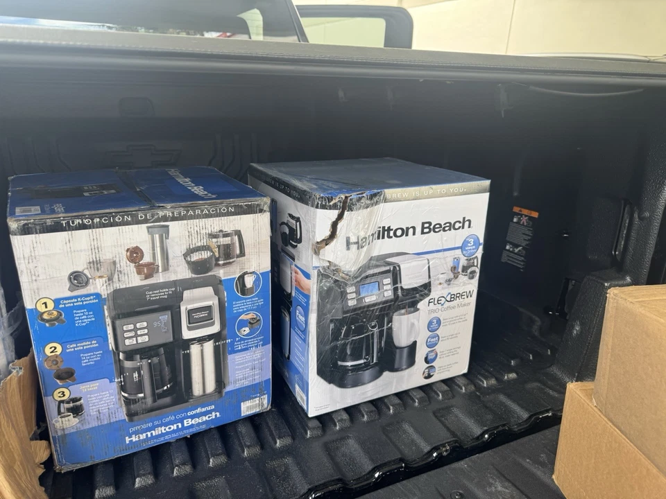 Hamilton Beach FlexBrew Trio 12 Cups Filter Coffee Machine - 49902 (Black) - Image 2 of 4