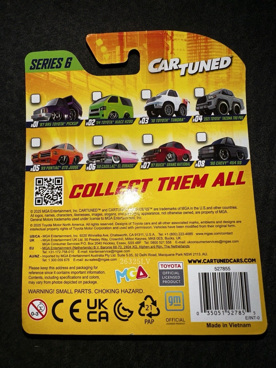 NEW 2025 Car Tuned Series 6 '87 SR5 Toyota Pickup #1 🔥FAST SHIP