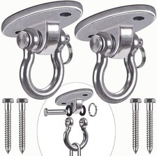 Benelabel Heavy Duty Swing Hangers - Set of 2 Stainless Steel Hooks for Hammock,