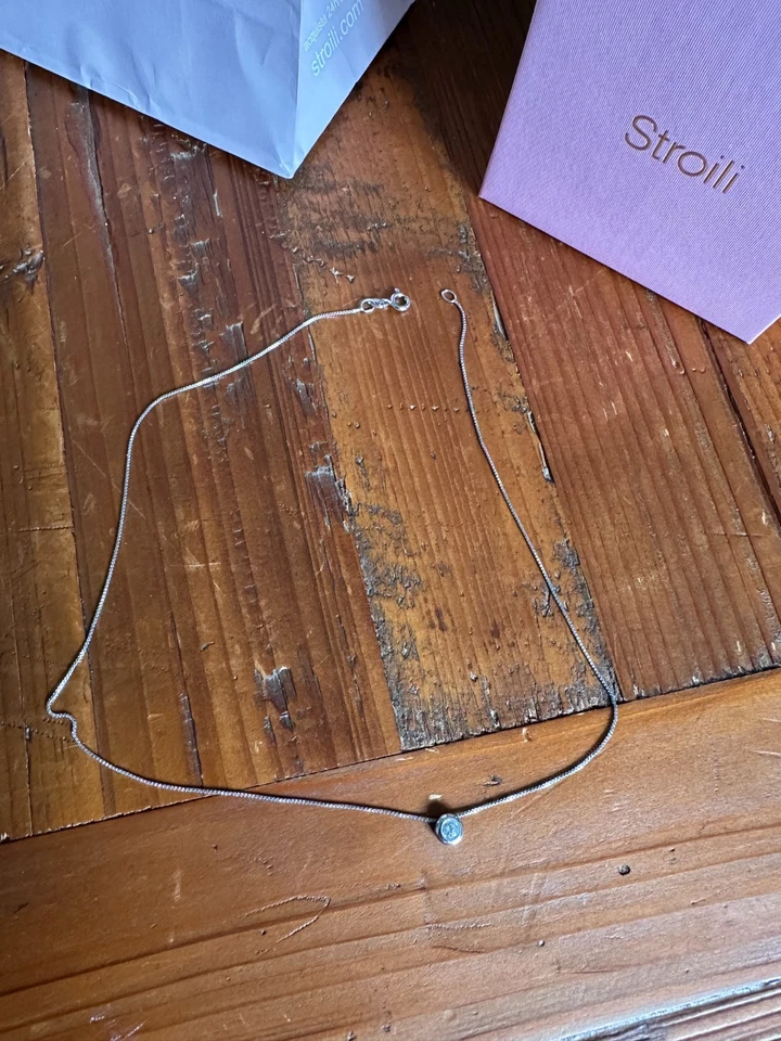 Collana Punto Luce Silver Elegance Argento Rodiato Cubic Zirconia - Immagine 3 di 4