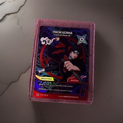 Naruto Mythos TCG Itachi Uchiha R 128/130 A HOLO EN 2026 Trading Card