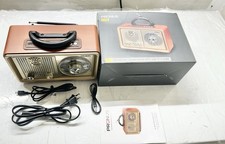 PRUNUS J-110 Retro Portable Radio AM FM Shortwave Radios Transistor Battery Oper