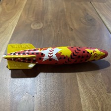 SwimWays Toypedo - 11.5" Pool Diving Toy - Red Yellow Black White Star