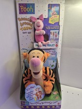 Vintage Winnie The Pooh Bounce Around Tigger Tiger 12" Toy Mattel 1998 W/PIGLET