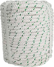 3/8Inch by 200Ft Arborist Rope, 16 Strand Bull Rope