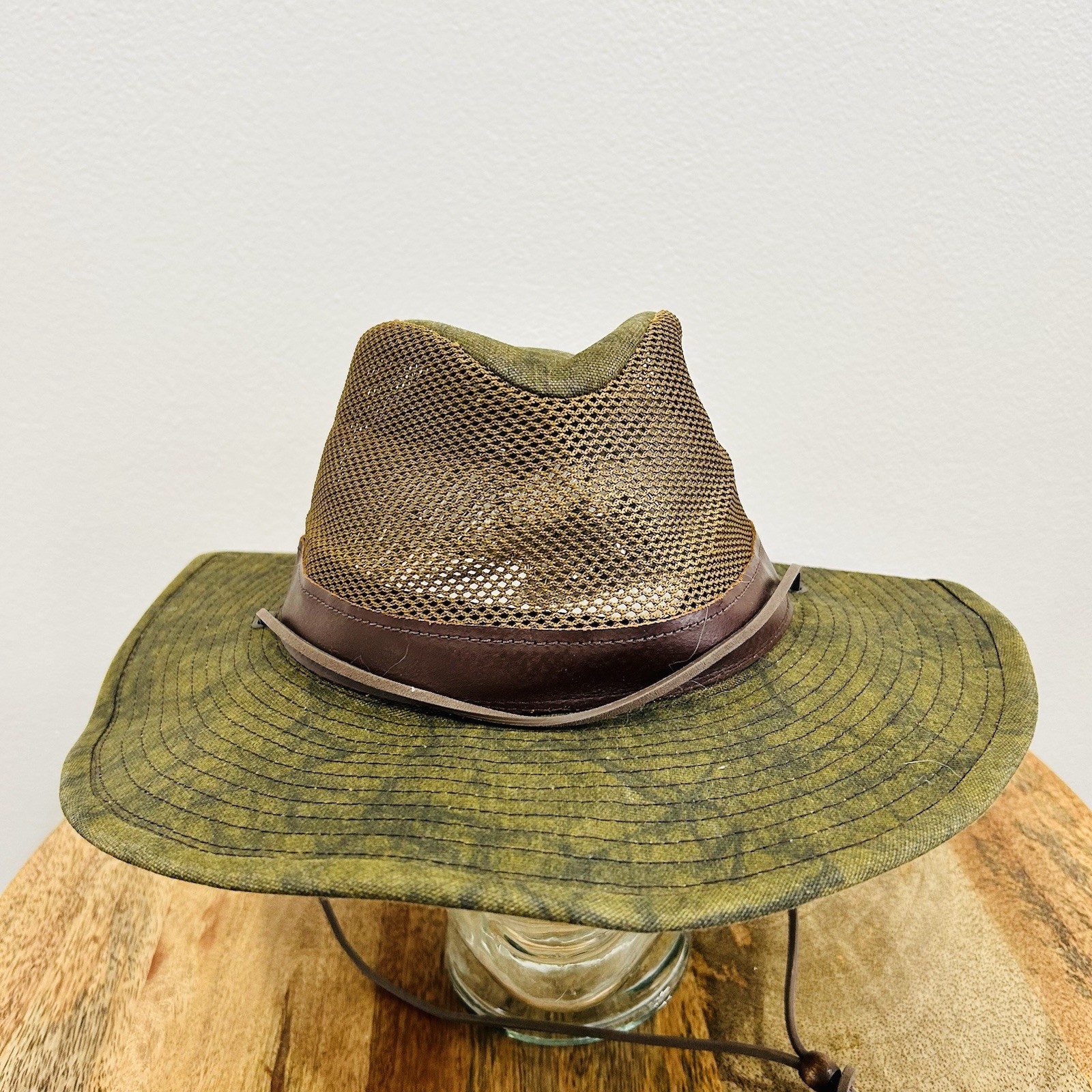 Henschel Hat Co Original Aussie Breezer Hat Olive Camouflage