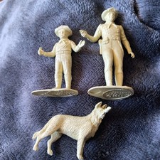 VINTAGE MARX SCREEN GEMS CHARACTER FIGURES RUSTY RIN TIN TIN LT RIP MASTERS