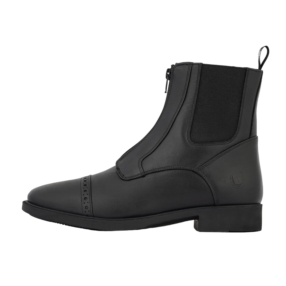 Bronco Kids Gipsy, schwarz - kurzer Reitstiefel für Kinder, Größe 32 Stiefelette