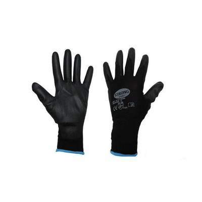 Lingbi Stronghand Montagehandschuh Nylon PU Beschichtet Arbeitshandschuh CAT 2 