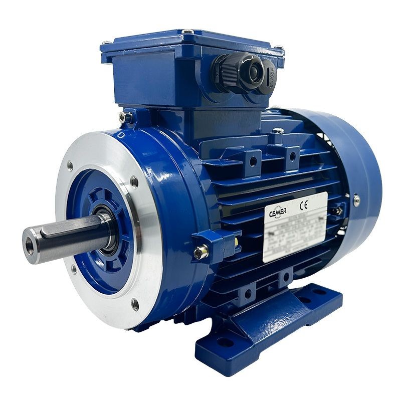 Moteur triphasé 1.1 KW CEMER HA 90 moteur électrique 230V 400V 1000 RPM