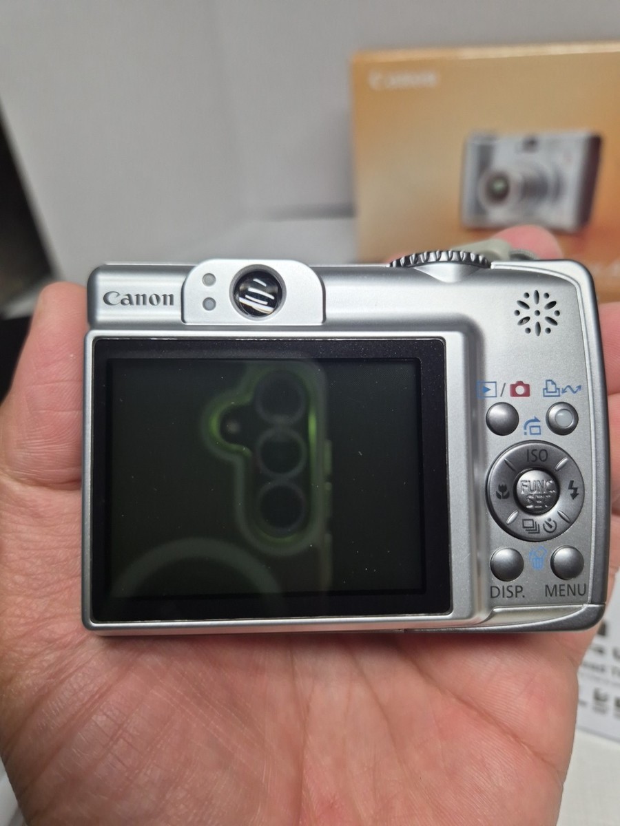 Canon Powershot A560 Digital Camera 7 MP Silver 4X Zoom - Some