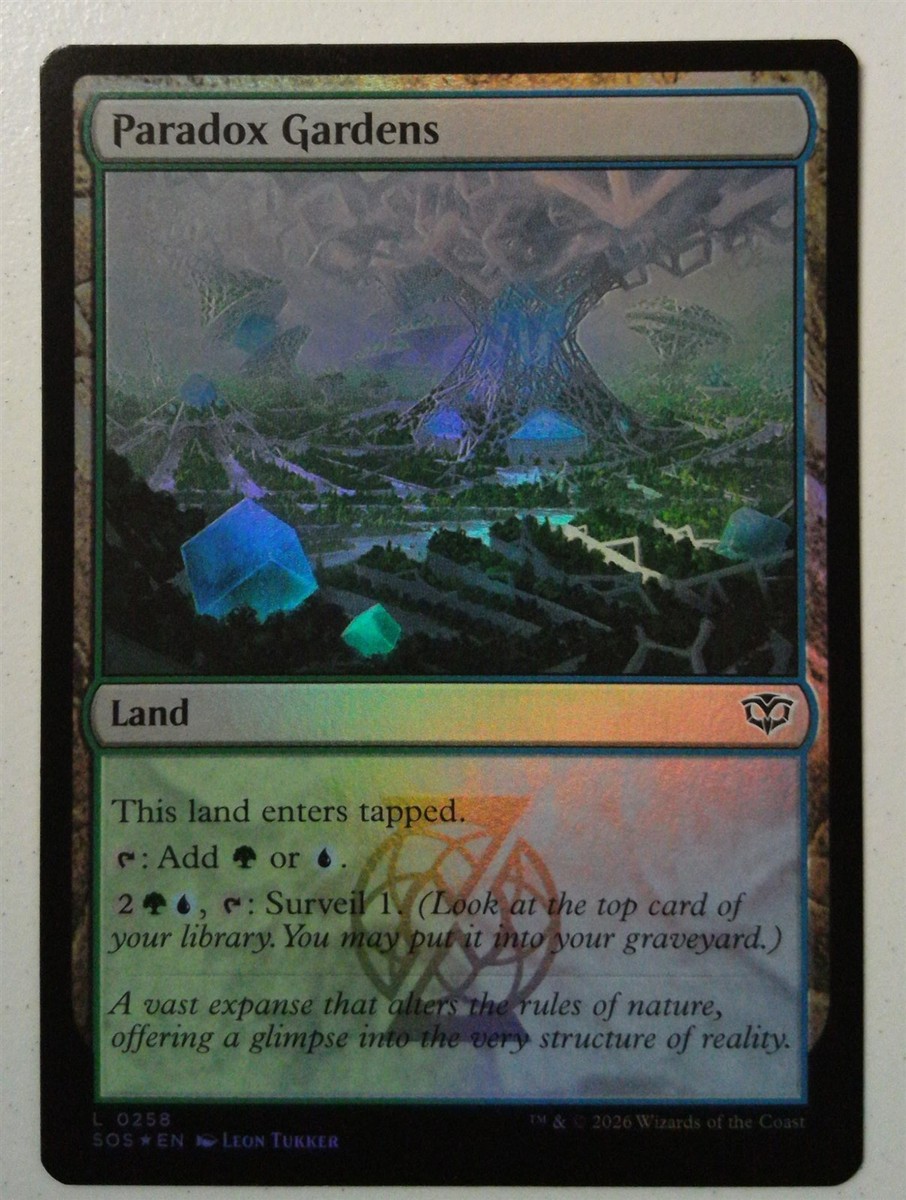 Paradox Gardens *FOIL Land* Magic MtG x1 Secrets of Strixhaven | eBay