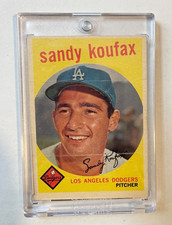 Topps 1959 Sandy Koufax #163 Los Angeles Dodgers Baseball Card
