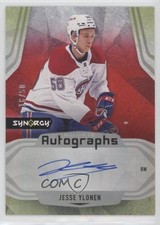 2021-22 Upper Deck Synergy Rookie Auto Red 16/50 Jesse Ylonen #AR-JY Auto 07pz
