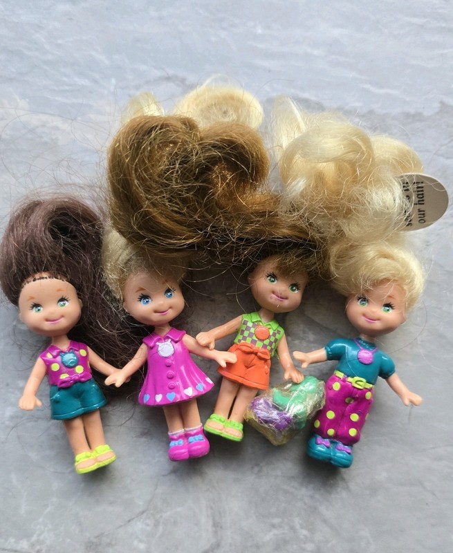Lil Secrets 1995 Vtg Mini Mattel Doll Figures Lot Little Dolls Twosies Li'l
