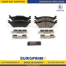 Ceramic Rear Disc Brake Pads Kit w/Hardware f...