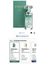 **BRAND NEW SEALED** Vacation After Sun Eau de Toilette Spray 1 fl oz Perfume