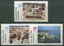 Turkish Cyprus 1988 Tourism: Nicosia, Kyrenia, Famagusta 225/27 MNH