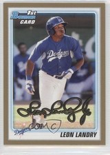 2010 Bowman Draft Draft Picks Gold Leon Landry #BDPP7 0f0