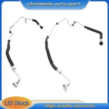 2pcs Fits BMW 535i 640i 740i N55 Engine Oil Cooler Line Hose Pipe Inlet & Outlet
