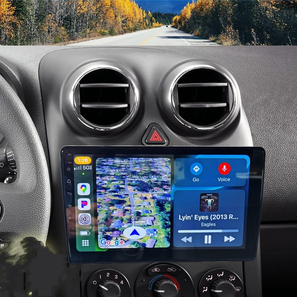 For Pontiac G6 2005-2010 Carplay Android 14 Car Stereo Radio GPS Navi WiFi 4+64G Foto 2 de 4