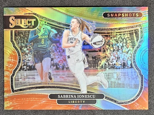 2025 Panini Select WNBA SABRINA IONESCU Snapshots #15 Tie-Dye Prizm #\'d 21/25