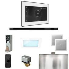 Mr Steam XDRM2L Xdream Linear Package Steam Shower Control - White / Matte Black