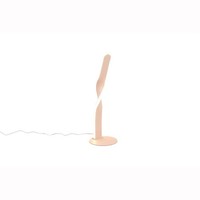 Tischleuchte Beistelllampe Leselampe Sand Twistdesign Schnurschalter Led H 40,5